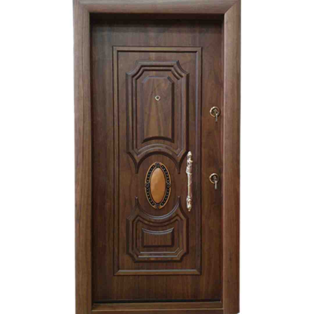 قیمت درب ضد سرقت کلاسیک با چوب گردو کد 197